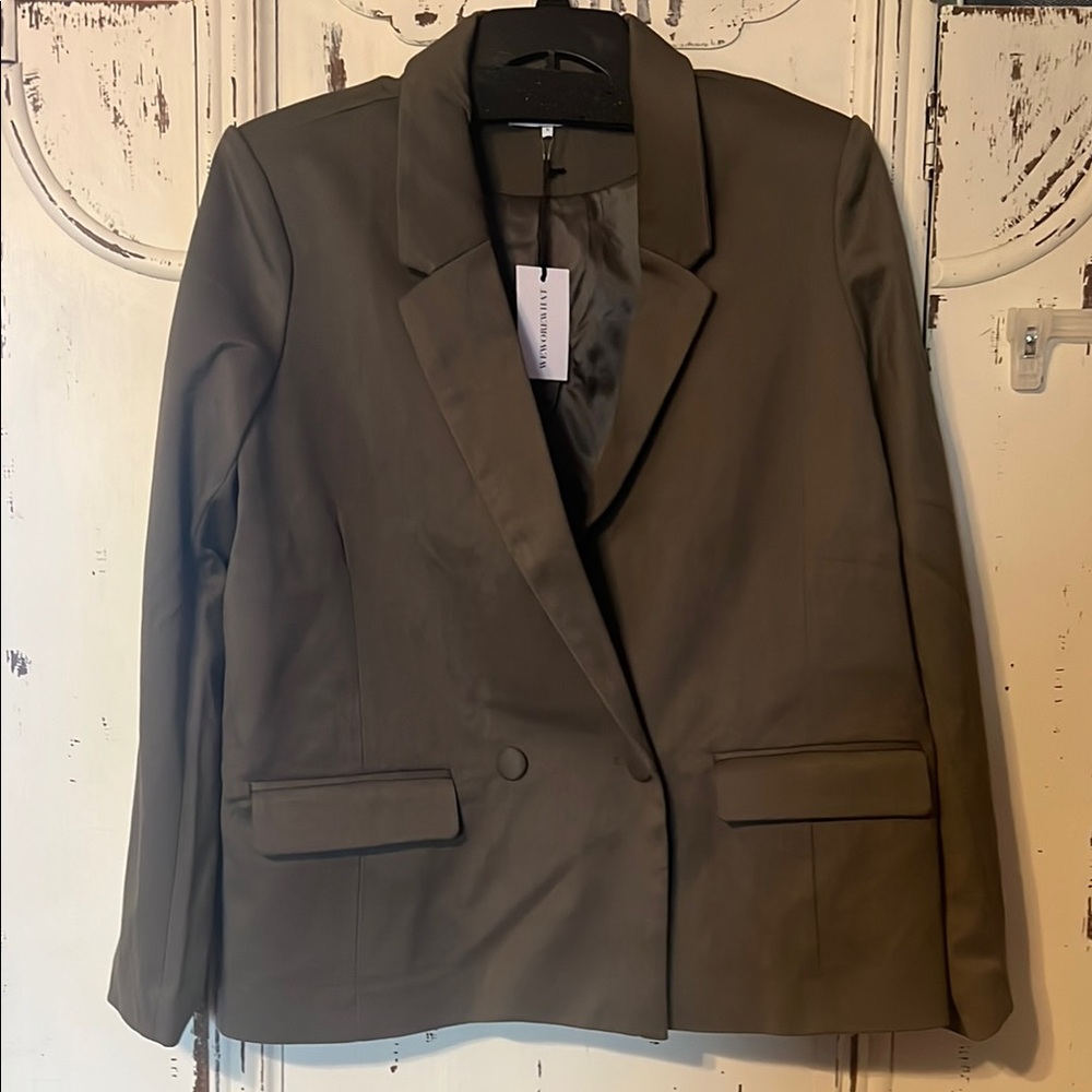 WWW NY Double Breasted Boxy Blazer - Picture 8 of 13